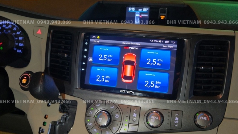Màn hình DVD Android xe Toyota Sienna 2011 - 2013 | Gotech GT8 Max